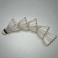 Volant de badminton TCX PRO amortissant les chocs pour une longévité maximale, un point de chute optimal et un vol fluide sans mouvements inattendus