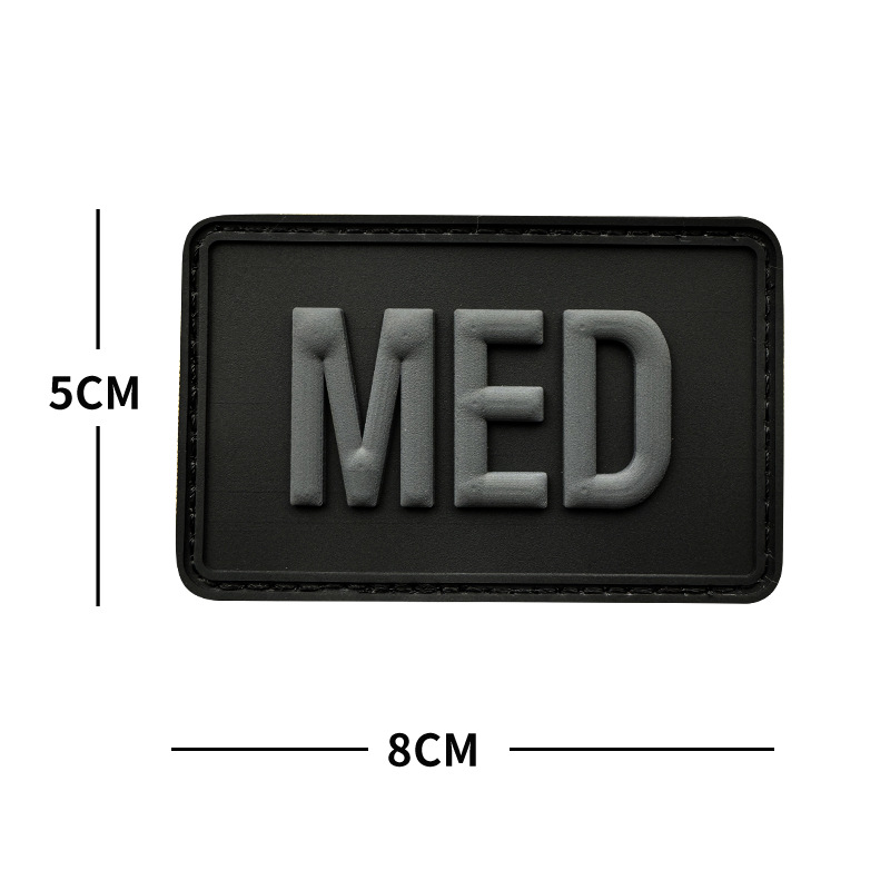 MED black on grey