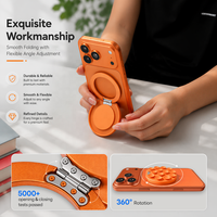 Support de téléphone magnétique en silicone à ventouse réutilisable pour la salle de sport, le miroir, la cuisine, les voyages et les accessoires de style de vie quotidien