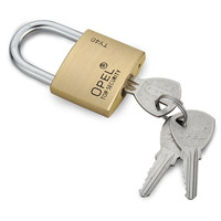 Cadenas en laiton poli or tricercle de marque OPEL, robuste, antivol, étanche, nouveau design pour la vente en gros