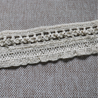 Garniture en dentelle au crochet, élastique en coton, 6cm, pour vêtements, offre spéciale, mxhb323, 2019