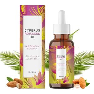 0728 Aceite de Cyperus 100% Puro y Natural Prensado en Frío, Inhibidor de Vello Encarnado con Jojoba, Eliminación de Olores Amaderados para Todo el Cuerpo - Product Image 2