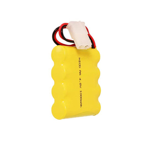 แบตเตอรี่ <span class=keywords><strong>Ni</strong></span> <span class=keywords><strong>CD</strong></span> 4.8V <span class=keywords><strong>1000mAh</strong></span> ขนาด AA แพ็คแบตเตอรี่ <span class=keywords><strong>Ni</strong></span>-<span class=keywords><strong>Cd</strong></span> แบบชาร์จไฟได้ - Product Image 4