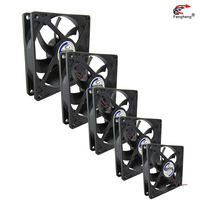 Ventilateur de refroidissement industriel à roulement à billes/manchon, avec débit Axial sans balais, 12V, 24V, 9220 92x92x20mm, 3300RPM