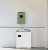 Système solaire hors réseau 5-15 kWh 4 kW 6 kW, panneau solaire domestique, batterie lithium-ion, onduleur, kit tout-en-un, onde sinusoïdale pure