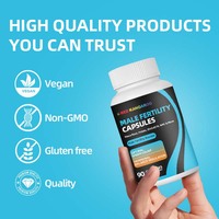 Capsules de Fertilité Masculine OEM Homme : Soutien à l'Équilibre Hormonal, Régulation et Optimisation du Nombre et de la Mobilité des Spermatozoïdes – Compléments Herbales