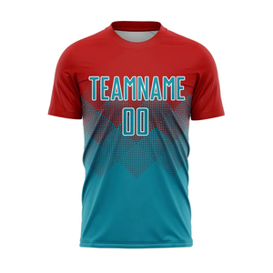 Excellent Quality Plus Size Soccer Jersey 100% Polyester Four-Way Stretch Eco-Friendly Comfortable Breathable Printed Short - Product Image 1