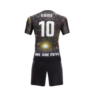 High quality cheap plain retro soccer jersey breathable football soccer jersey uniform - Product Image 4
