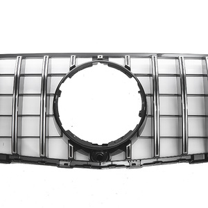 Calandre avant Mercedes-Benz ABS noir brillant avec bandes argentées, pièce de rechange pour modèle X253 16-19 - Product Image 4