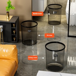 Phong Cách Mới Nhà Phòng Tắm Lớn Thùng Rác Bin Nhựa Cao cấp Sang Trọng Mà Không Cần Thiết Kế Đơn Giản Nắp Cho Nhà Bếp Phòng Khách Nhà Vệ Sinh - Product Image 3