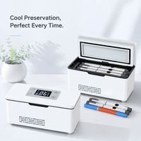 Estuche Refrigerador para Inyectores y Plumas de Péptidos, Mini Nevera Portátil, Organizador de Frascos y Cajas