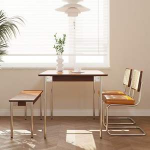 Solid Wood Dining <b>Table</b> Rectangle Stable Combination Furniture Dining Room <b>Set</b> Nordic Japanese Style - Product Image 2