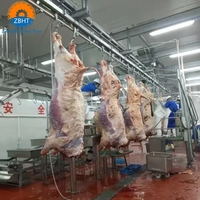 Peralatan Pemotongan Sapi Khusus Muslim untuk Rumah Pemotongan Hewan (RPH) Daging Sapi dengan Sertifikasi Halal Sistem Lini Pemrosesan Kapasitas Tinggi