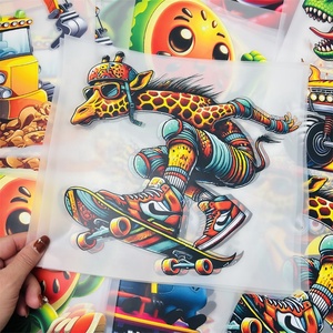 Impression par transfert thermique DTF en plastisol couleur pleine, motif <span class=keywords><strong>Spiderman</strong></span>, impression par transfert thermique à repasser pour vêtements de dessin animé - Product Image 5