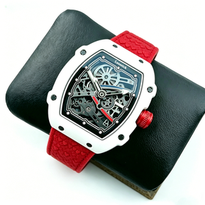 <span class=keywords><strong>Montre</strong></span> mécanique automatique multifonctionnelle pour <span class=keywords><strong>homme</strong></span>, <span class=keywords><strong>ultra</strong></span>-fine, en fibre de carbone blanche, à cadran ouvert, vente en gros - Product Image 2