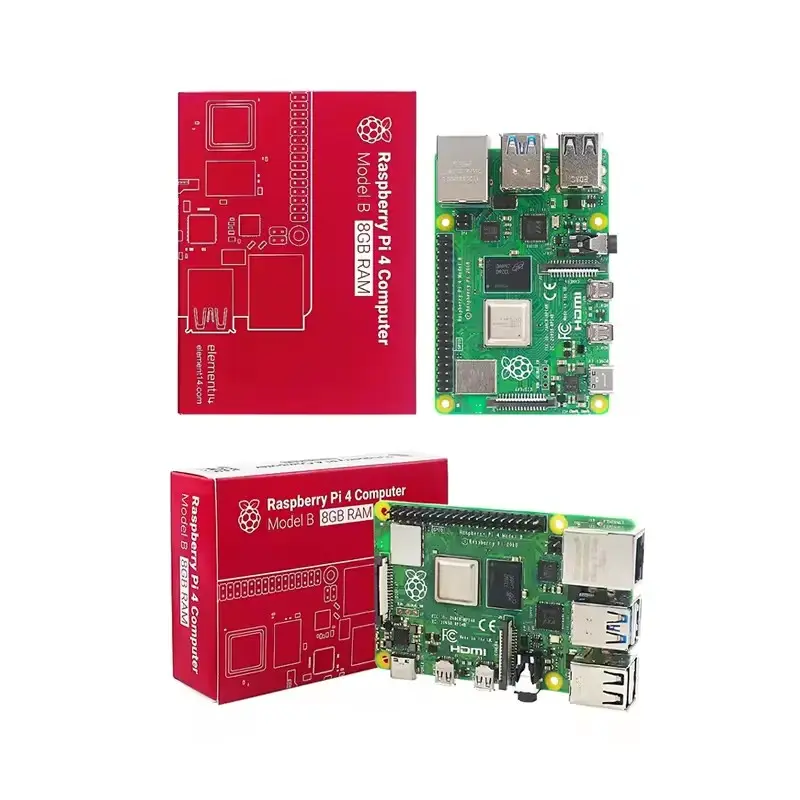 RASPBERRY PI 5 4GB 8GB คอมพิวเตอร์ 2.4GHz 4 Core 4GB RAM Broadcom BCM2712 แขนต้นฉบับสต็อก RASPBERRY PI 5 4GB 8GB