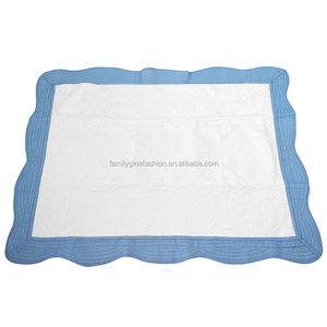 Custom Heirloom Baby Quilt Groothandel <span class=keywords><strong>Monogram</strong></span> Hot Zachte Comfortabele 100% Biologische Katoenen Baby Deken - Product Image 2