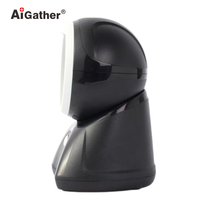 Escáner de código de barras de escritorio para supermercado, lector de código QR automático CMOS, Android 1D 2D, Android, Aigather, alta velocidad, CMOS