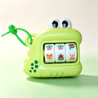 Porte-clés anti-stress mignon en forme de crocodile à roulettes, pendentif rotatif de dessin animé, jouet portable pour soulager le stress, vente en gros