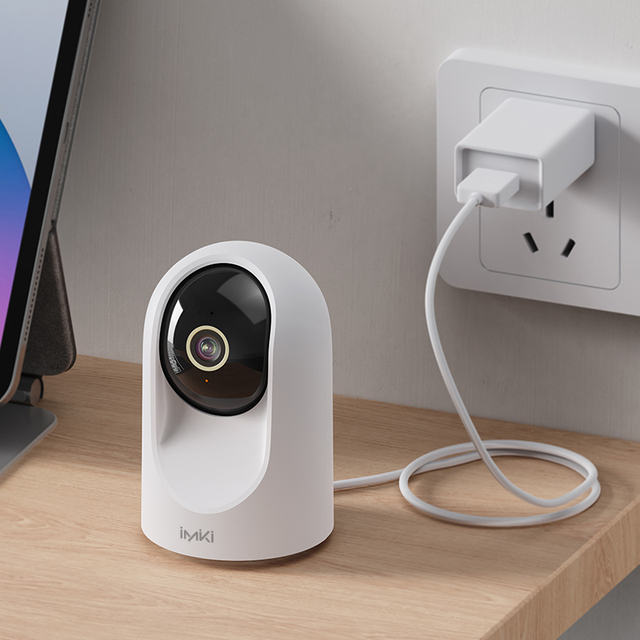 Newest IMIKI C500 Intelligent Camera 4MP 2K HD Crystal Clear Mini Indoor Camera Night Version Wireless Wifi for Home System