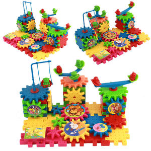 Baustein-Sets Kids Funny Electric Brick Interlocking Lern blöcke Gear Building Toy Set - Product Image 3
