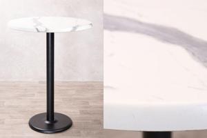 Custom Modern <b>Round</b> <b>White</b> Sintered Stone <b>Table</b> Top for Outdoor Restaurant <b>Dining</b> <b>Tables</b> - Product Image 6