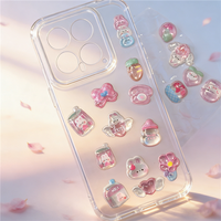 Autocollants 3D en résine époxy effet bulle, motifs anime et dessins animés, réutilisables, imprimés UV, pour scrapbooking, journal, agenda, bricolage, décoration, vente en gros
