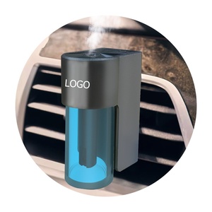 Tragbarer Ultraschall-Mini-Autoer frischer Umwelt freundlicher USB-Entlüftung sclip Wasserloser Aroma diffusor Wiederauf ladbarer Metall duft diffusor - Product Image 2
