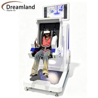 Simulador de Montaña Rusa VR de 360 Grados para un Jugador, Silla de Movimiento Giratorio 9D VR para Centros Comerciales y Negocios de Arcade