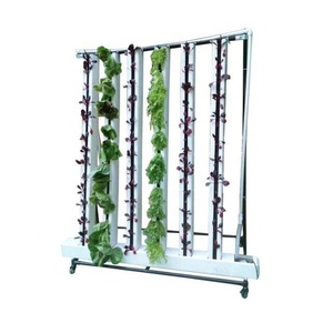 Système de gouttières en PVC à double fermeture éclair pour culture hydroponique avec pompe, plantation verticale en serre - Product Image 2