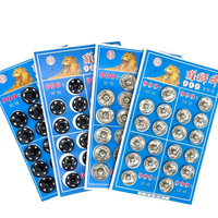 Accessoires de vêtements à boucle cachée divers modèles placage de décoration de perle de bouton pression en métal écologique