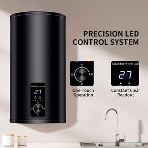 <span class=keywords><strong>Chauffe</strong></span>-<span class=keywords><strong>eau</strong></span> électrique vertical de <span class=keywords><strong>50L</strong></span> à économie d'énergie pour l'extérieur Stockage en plastique Chaudière chaude pour la salle de bain domestique RV Home Car - Product Image 2
