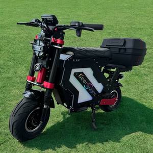 Scooter électrique à deux roues de 14 pouces, 72V 50Ah 10000W, avec coffre, vitesse rapide, stock américain, 75-93 miles de distance, longue distance - Product Image 1