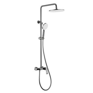 Cascata classica pioggia esposta doccia Set in ottone pioggia spazzolato oro esposto <span class=keywords><strong>miscelatore</strong></span> doccia - Product Image 2