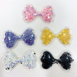 Kit décoratif de breloques de chaussures de sport Croc personnalisable DIY Cartoon Bow TPU/PVC Sequins Acrylic Beads Decor Kit Athletic Clip Buckle Set - Product Image 1