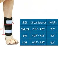 Attelle de compression pour pattes avant de chien, paire de luxe en gros