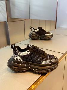 2026 European Style Men's Trendy Sports Casual <b>Shoes</b> Comfortable Slip-On Thick-Soled Mesh Super Breathable Summer <b>Height</b> - Product Image 4