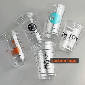 Custom Commercial PET Coffee <b>Cups</b> 98mm Caliber Disposable Thickened with Lids Cold <b>Drink</b> <b>Cups</b> for Milk Tea Latte - Product Image 5