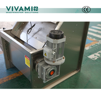Máquina Automática de Deshidratación de Estiércol Agrícola, Separador Sólido-Líquido con Criba Inclinada para Exprimir y Deshidratar Estiércol Animal