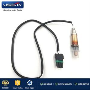 Sensore Lambda di Ossigeno USEKA 90510147 a 3 Fili per <span class=keywords><strong>Opel</strong></span> Astra <span class=keywords><strong>Zafira</strong></span> Vectra <span class=keywords><strong>Meriva</strong></span> Chevrolet Daewoo 9158718 5WK91709 - Product Image 1