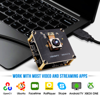 Módulo de Cámara USB HD de 48MP, Sin Necesidad de Controladores, Enfoque Automático Rápido de 200ms, Cámara de Inspección Industrial y Escaneo de Documentos con Zoom 10x