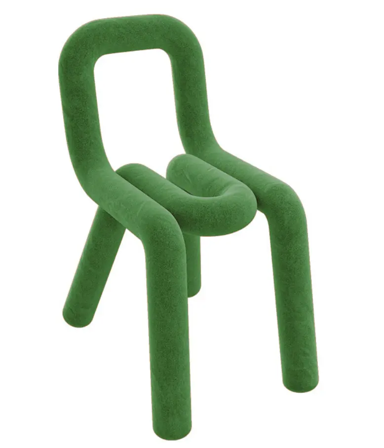 Стул обеденный Французский дизайнерский креативный постмодернический скандинавский оригинальный стул для отдыха студийный моделирующий стул сетчатый красный стул