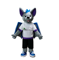 Costume de mascotte de Noël en forme de chauve-souris, taille unisexe L XL XXL, en matériau EVA de haute qualité, vente d'usine Shengye