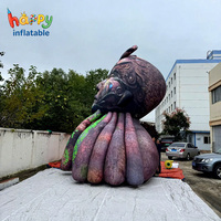 Arche gonflable géante Monstre Arbre Buse Gueule Effrayante pour Entrée de Tunnel, Décoration Scénique pour Événements d'Halloween et Parcs à Thème