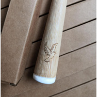Brosse à dents en bambou naturel en gros, poils souples, manche biodégradable respectueux de l'environnement avec poils infusés au charbon, certifiée