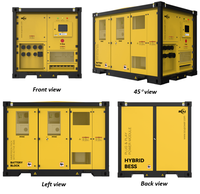 Sistema di Accumulo Energetico BESS Ibrido SCU GRES LiFePO4 per Fornitura Elettrica in Cantieri Edili con Protezione IP54 e Raffreddamento ad Aria