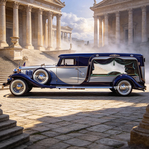 ZOWN Factory Direct <b>Sale</b> Retro Funeral <b>Hearse</b> Human‑friendly Cabin Layout <b>For</b> Reliable Casket Carrying Application - Product Image 1