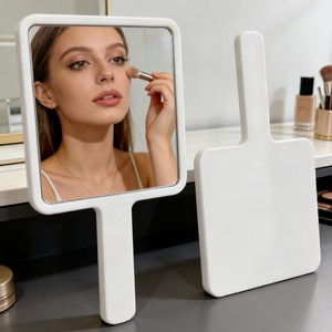 Wholesale Custom Logo Gift Square Handheld <b>Mirror</b> Portable Small Makeup <b>Mirror</b> <b>Compact</b> Cosmetic <b>Mirror</b> GZ RTS Bulk Mixed Order - Product Image 3