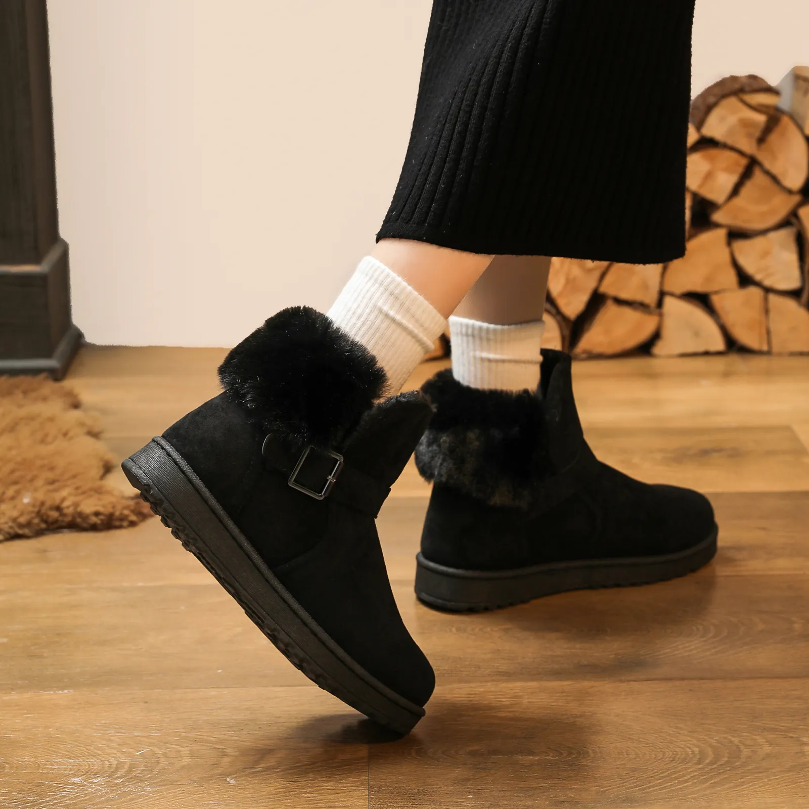 Wenzhou Factory nouvelles chaussures pour femmes chaudes personnalisables bottes de neige chaudes antidérapantes pour dames