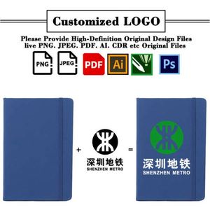 Ys038 Wholesale Customizable Logo Diary <b>Notepad</b> Printed/Printing Brand <b>A5</b> Journal Promotion Custom Pu Student Notebook - Product Image 2